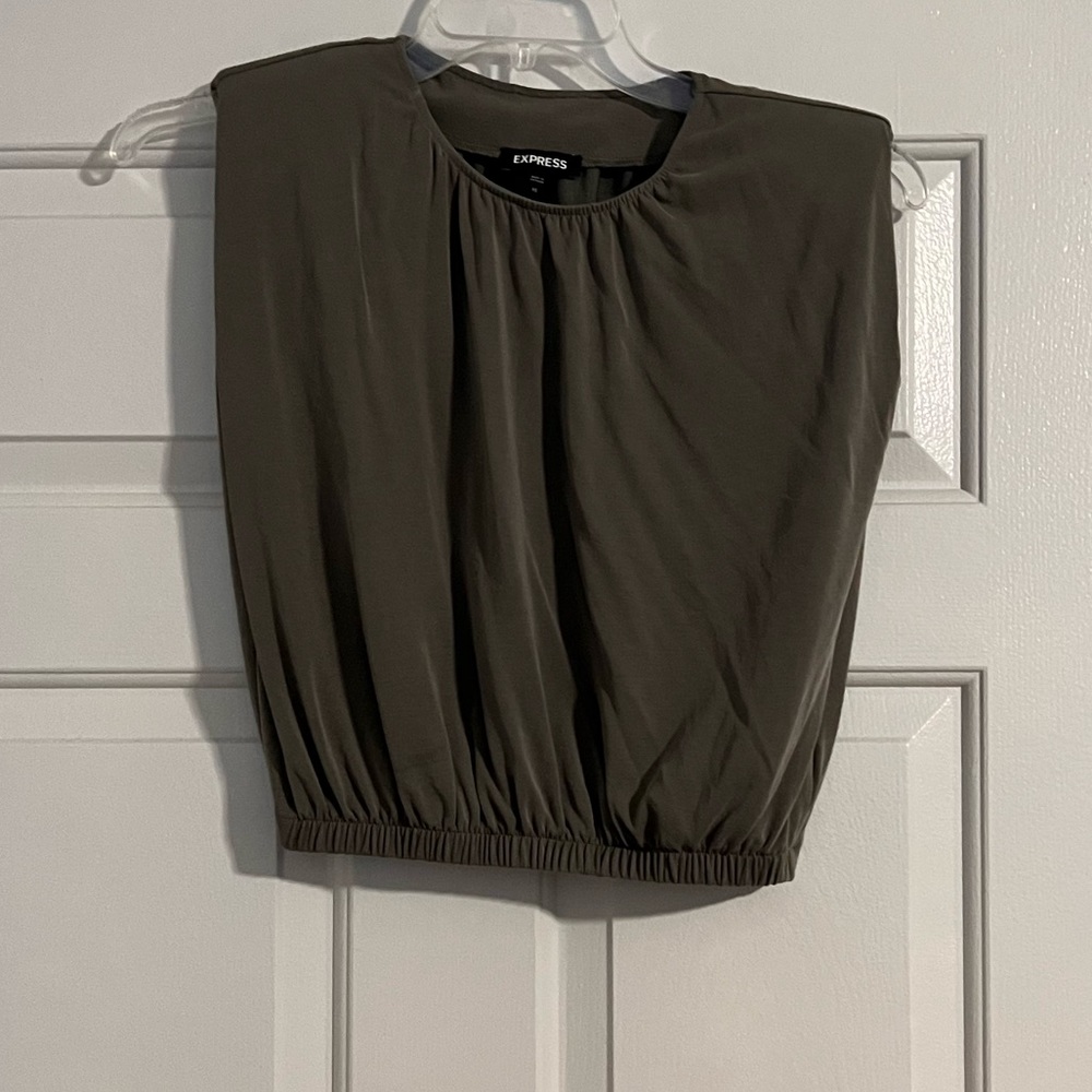 Express Jersey Muscle Crop Top